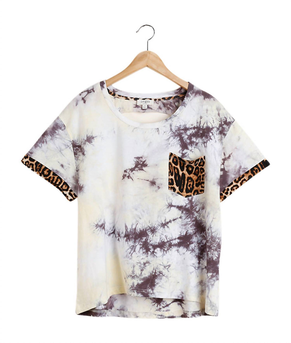 Umgee - Tie Dye & Leopard Top