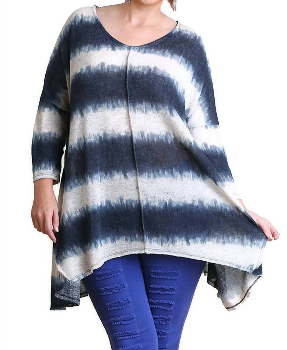 Umgee - Tie Dye Striped Tunic
