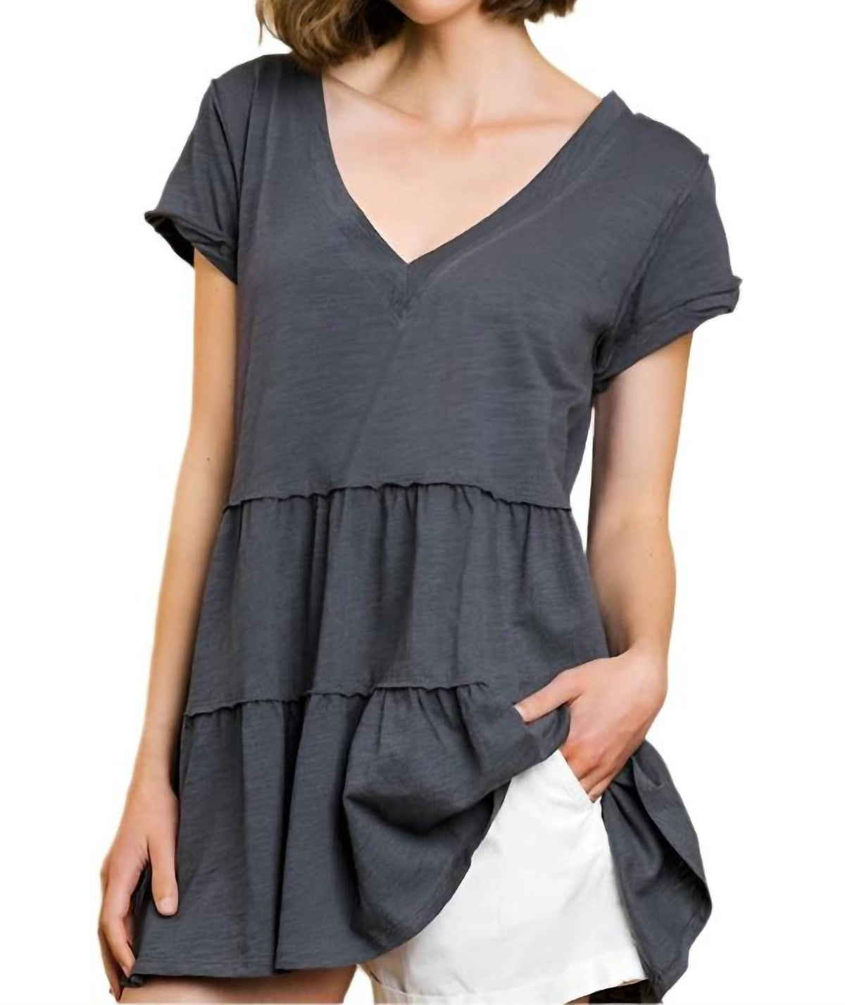 Umgee - Tiered Ruffle Tunic