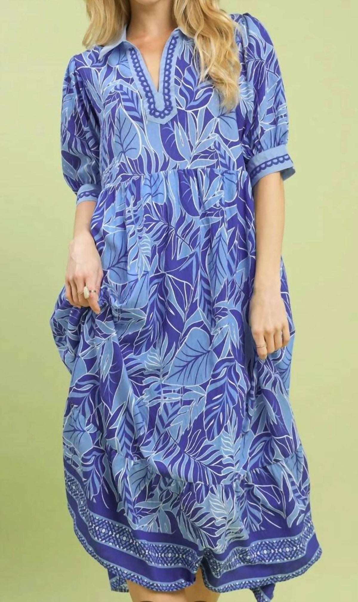 Umgee - Women's Patterned Dress
