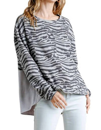 Umgee - Zebra High Low Top