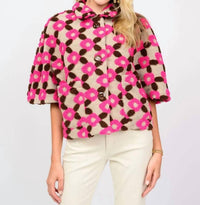 Uncle Frank - Floral Pop Capelet Jacket
