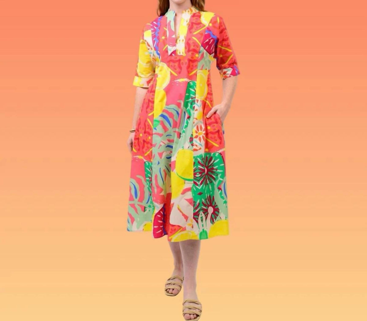 Uncle Frank - The Fruit Fusion Midi Dress