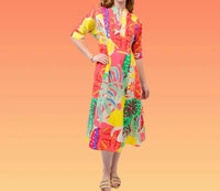 Uncle Frank - The Fruit Fusion Midi Dress