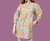 Uncle Frank - The Mayfair Bloom Brocade Mini Dress