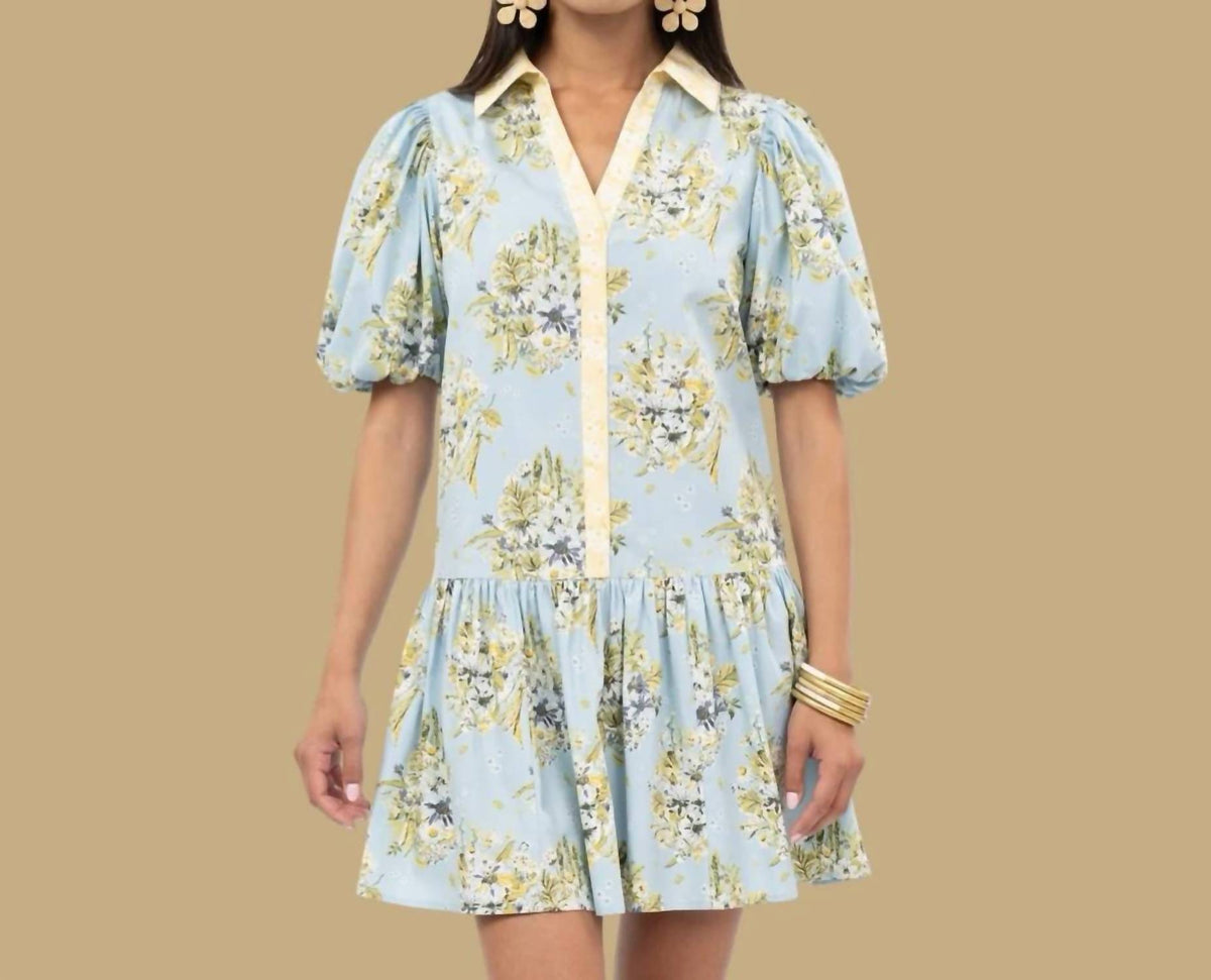 Uncle Frank - The Meadow Song Collared Shift Dress