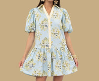 Uncle Frank - The Meadow Song Collared Shift Dress