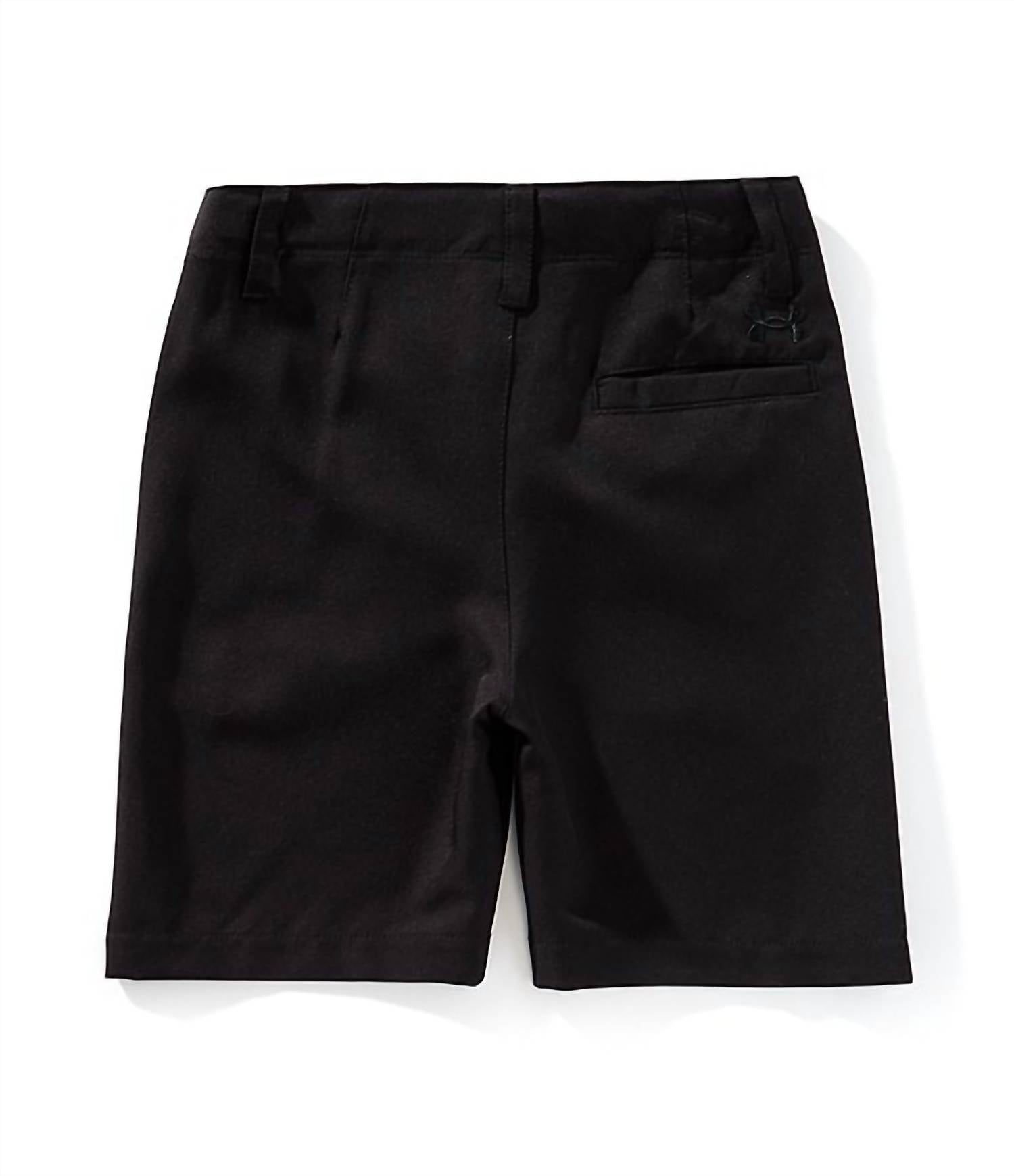 Under Armour - Boy's Golf Medal Play Short - black - bottoms - clothing