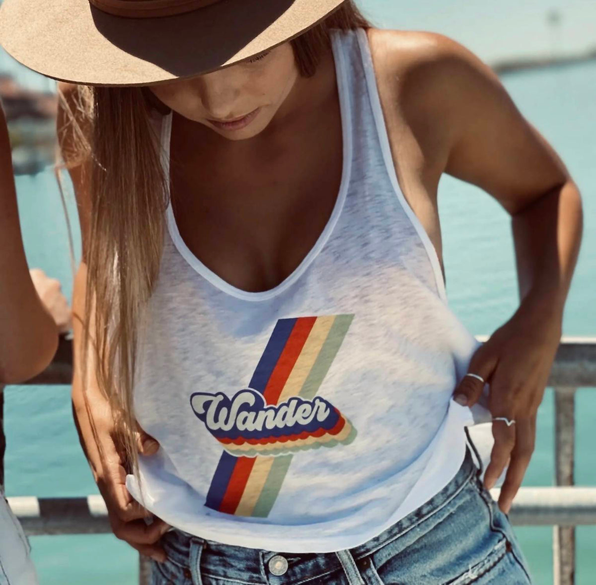 Undercover Hippie - 70s Wander Eco-slub Tank