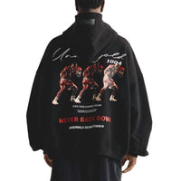 Undergold - Dreamers "never Back Down" Hoodie - black - clothing - graphic