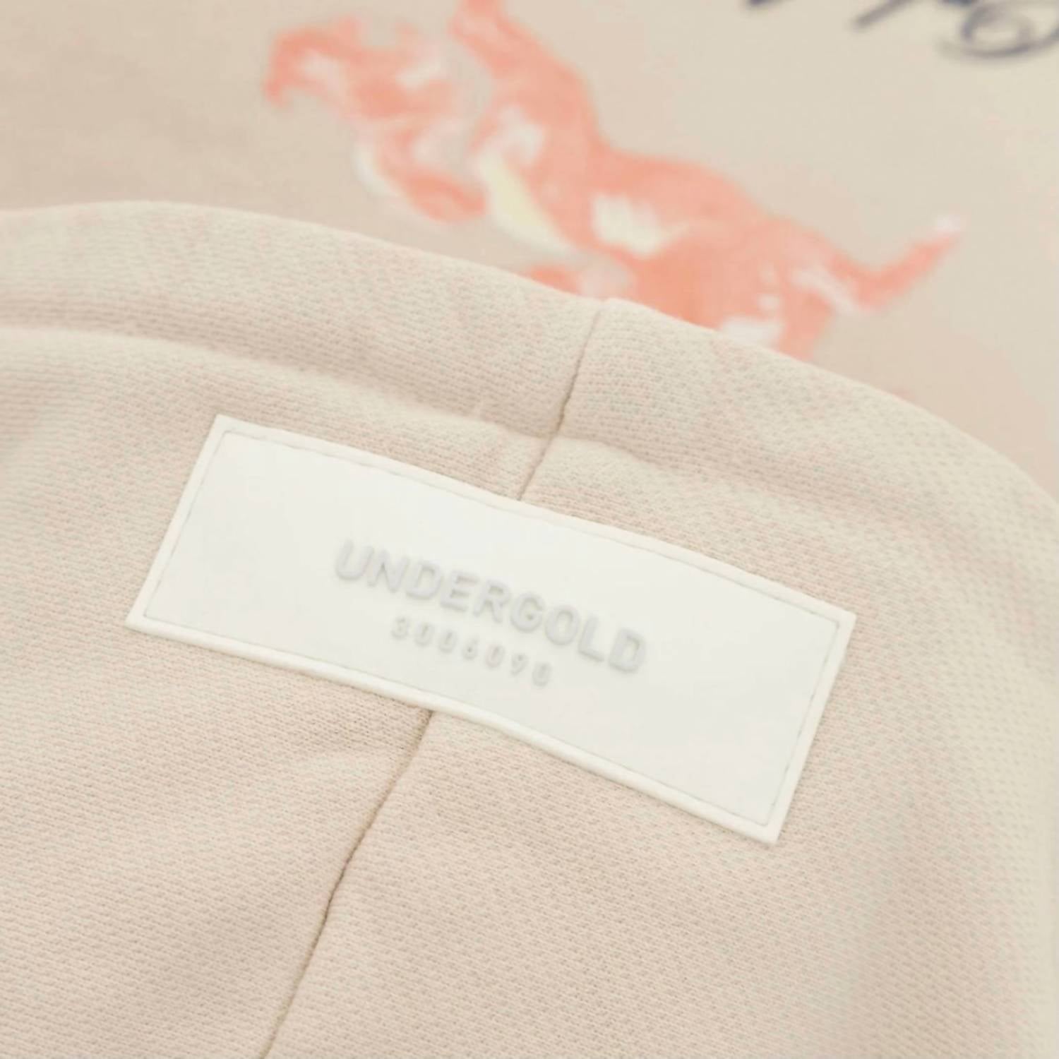 Undergold - Dreamers Pegasus Boxy Hoodie - beige - clothing - graphic
