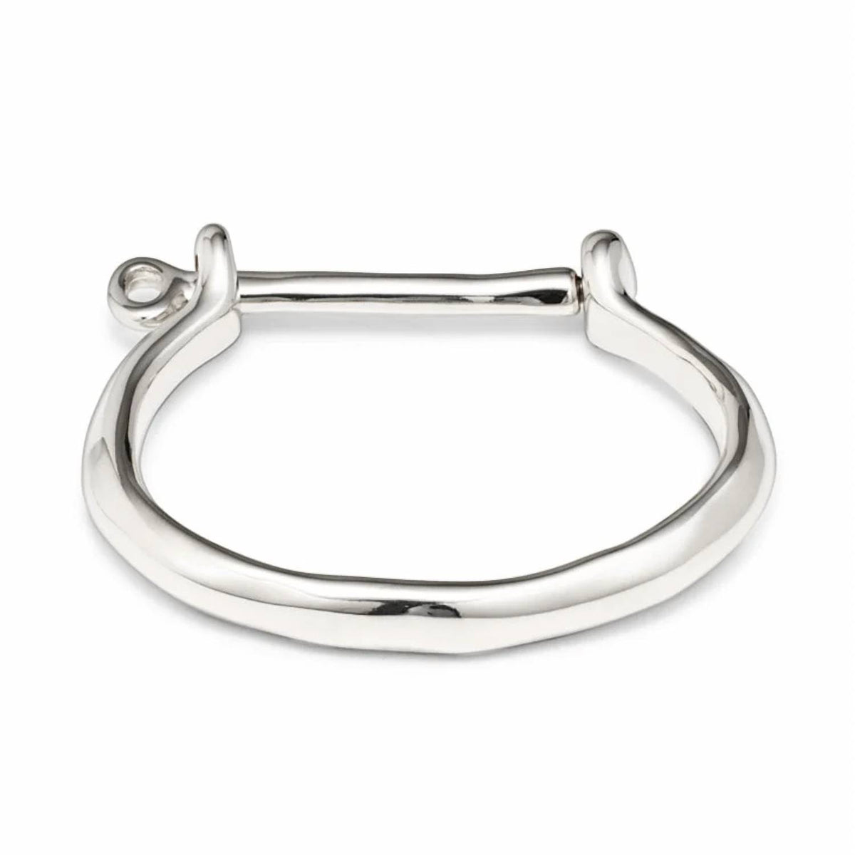 Unode50 - Unisex Shackle‑style Clasp Bangle Bracelet
