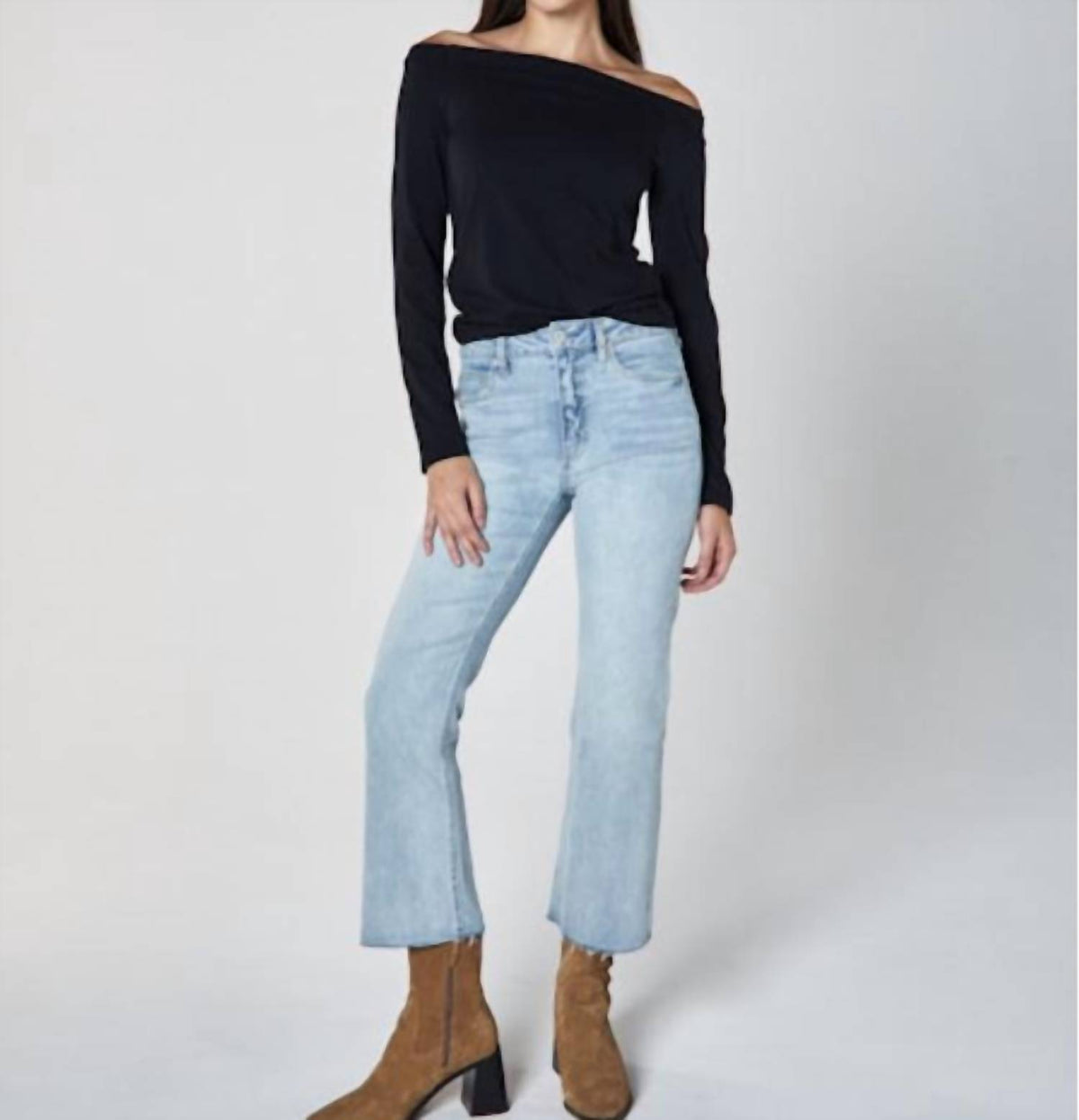 Unpublished - Marlow Crop Demi Flare Jeans