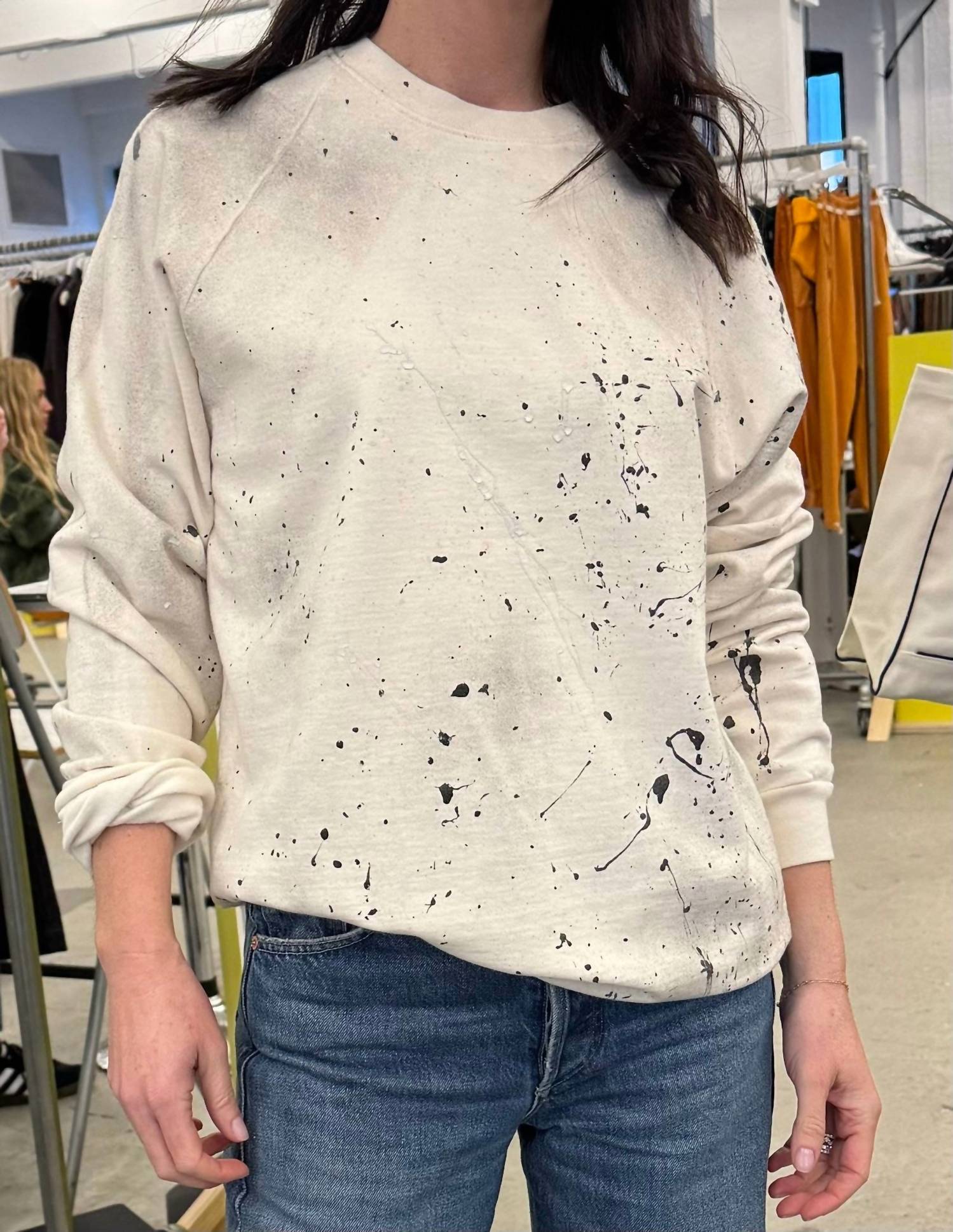 Unsweetened - Women's Splatter Sweatshirt - clothing - hoodies - patterned
