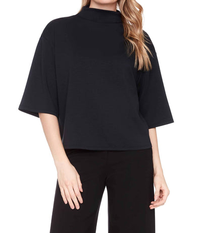 Up! - Short Sleeve Turtleneck Top