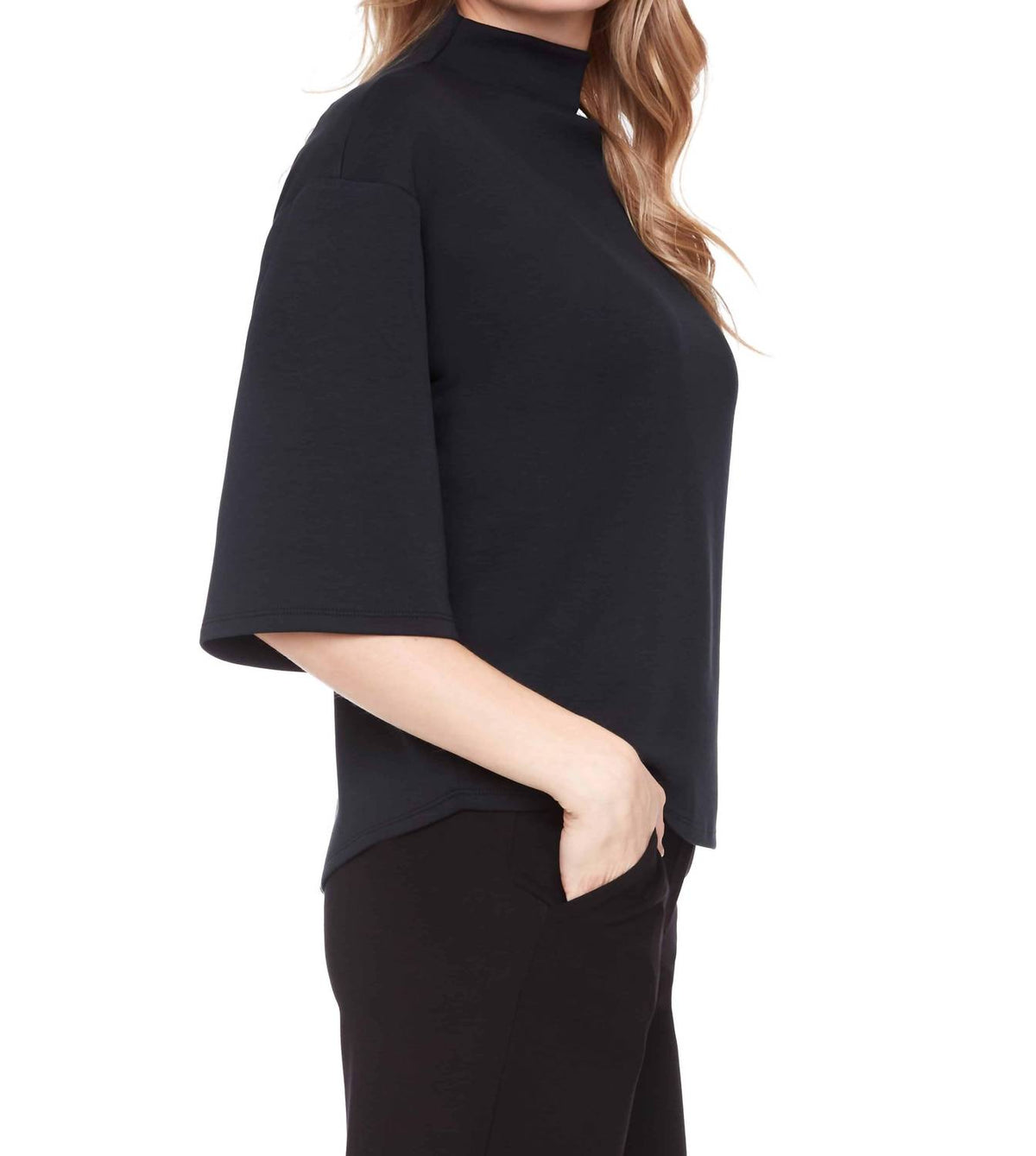 Up! - Short Sleeve Turtleneck Top