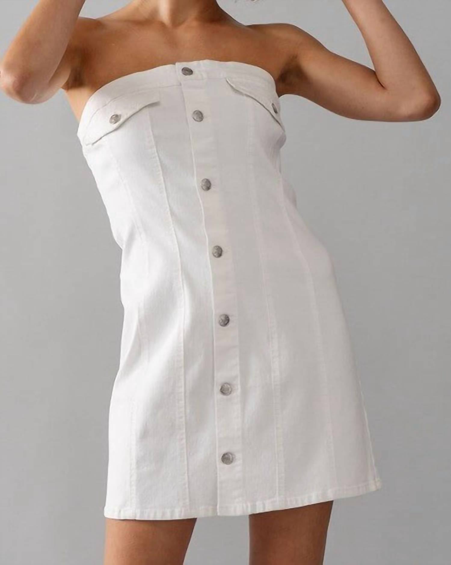 Urban Daizy - Drew Strapless Denim Dress - clothing - collection:Graddresses(Auto) - cotton - blend