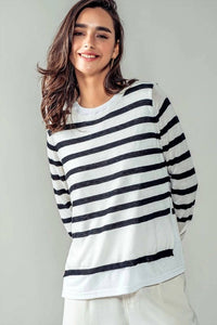 Urban Daizy - Layered Pullover Sweater - blue - clothing - crew