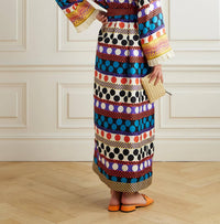 Valentino - Belted Printed Silk-Twill Robe Cover-Up