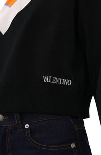 Valentino - Colorblock Viscose Pullover Sweater