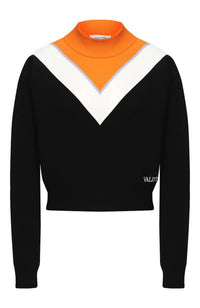 Valentino - Colorblock Viscose Pullover Sweater
