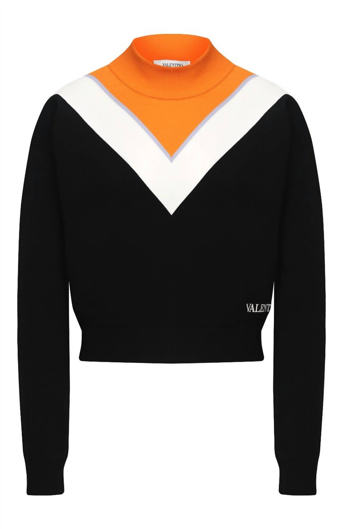 Valentino - Colorblock Viscose Pullover Sweater