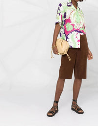 Valentino - Embellished Floral Print Shirt