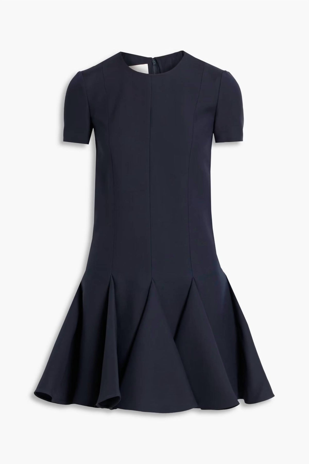 Valentino - Flared Crepe Mini Dress
