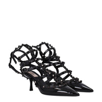 Valentino Garavani - Women's Rockstud Leather Stiletto Heels