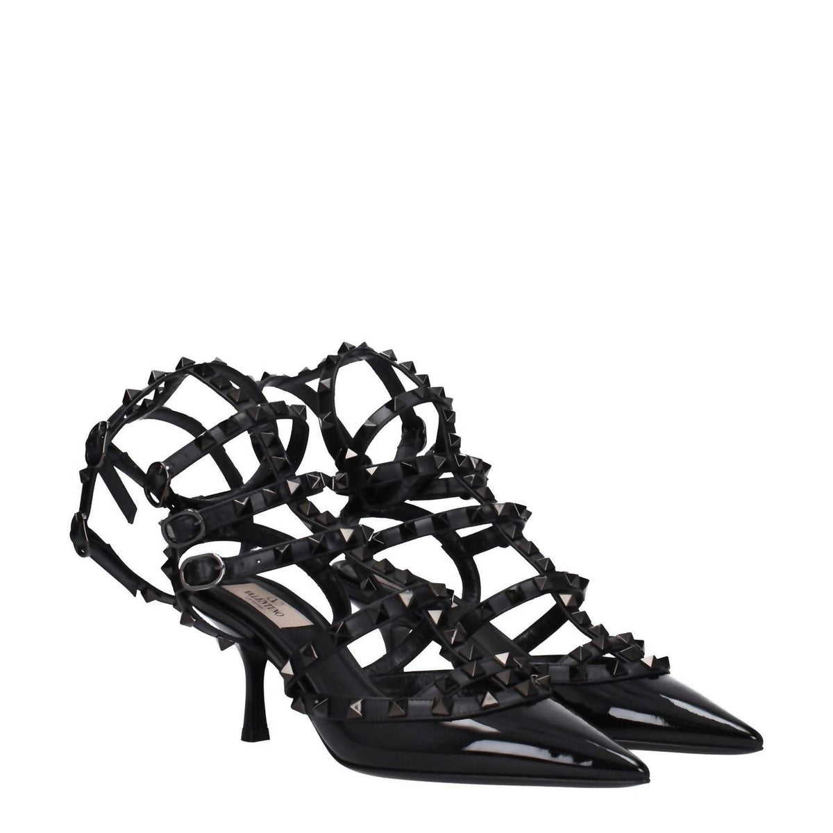 Valentino Garavani - Women's Rockstud Leather Stiletto Heels