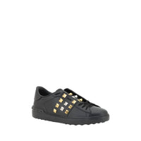 Valentino Garavani - Women's Wrockstud Sneakers - black - leather - shoes