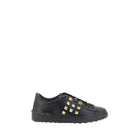Valentino Garavani - Women's Wrockstud Sneakers - black - leather - shoes
