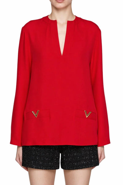 Valentino - Long Sleeve Blouse