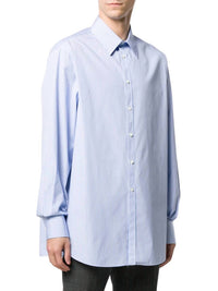 Valentino - Long Sleeve Button Up Striped Shirt