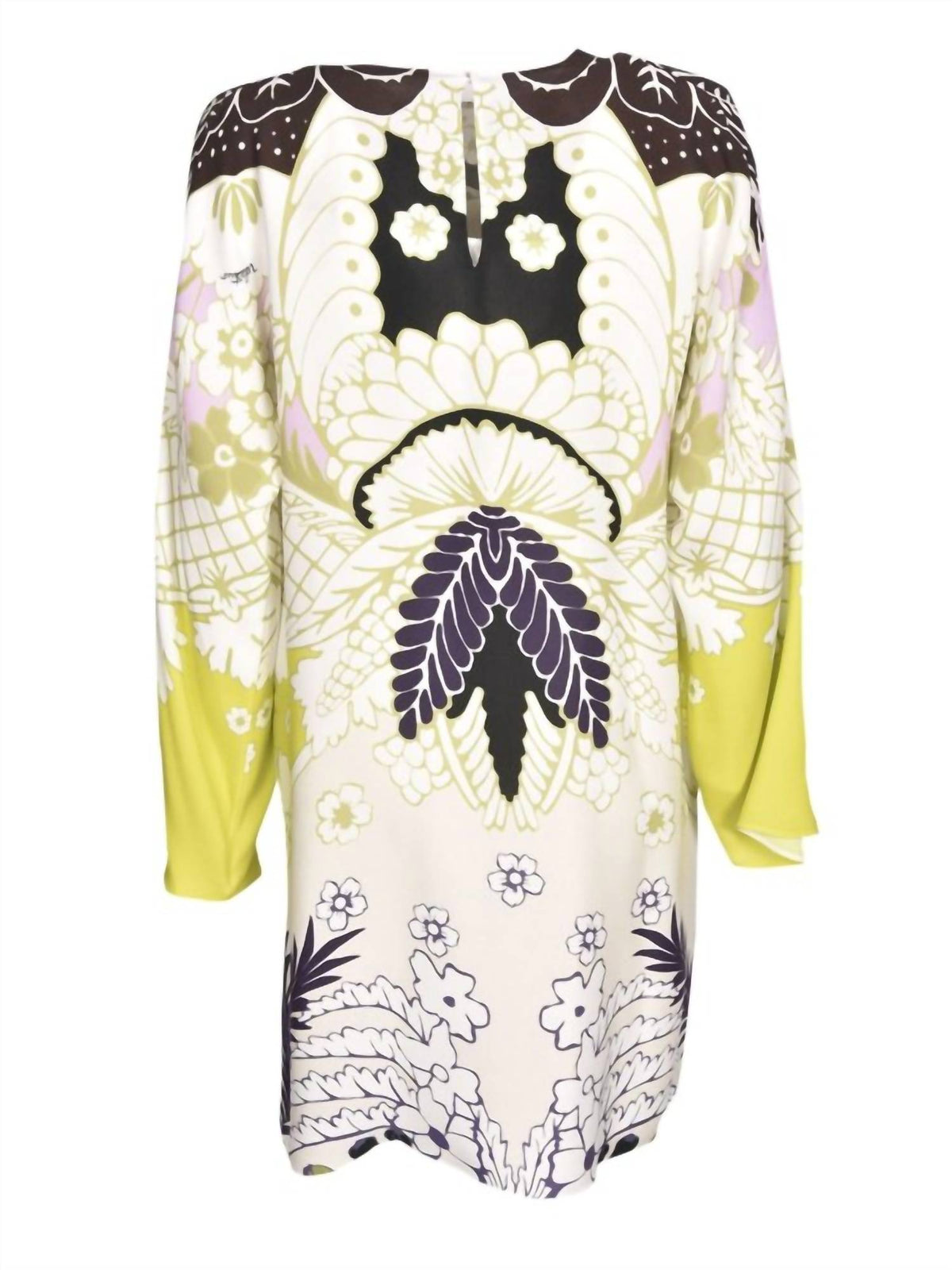Valentino - Long Sleeve Printed Dress