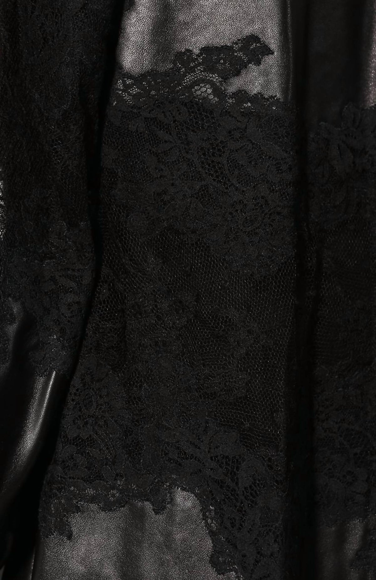 Valentino - Loose Glossy Leather Blouse