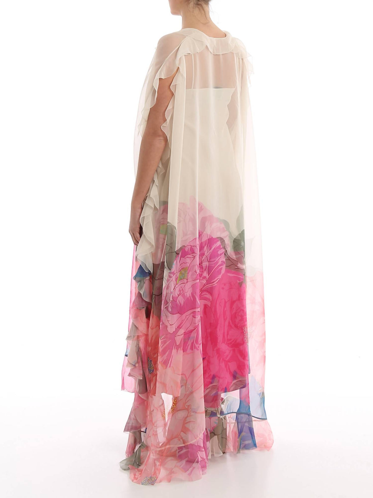 Valentino - Macro Camelia Evening Dress