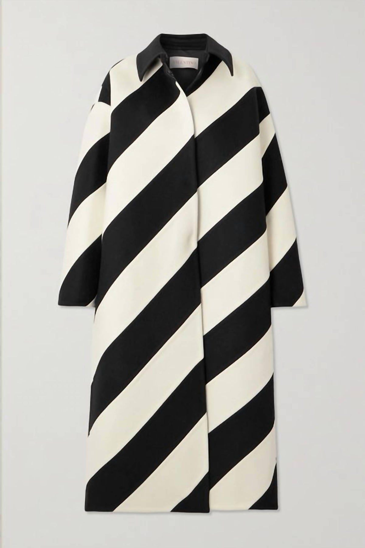 Valentino - Oversized Striped Coat