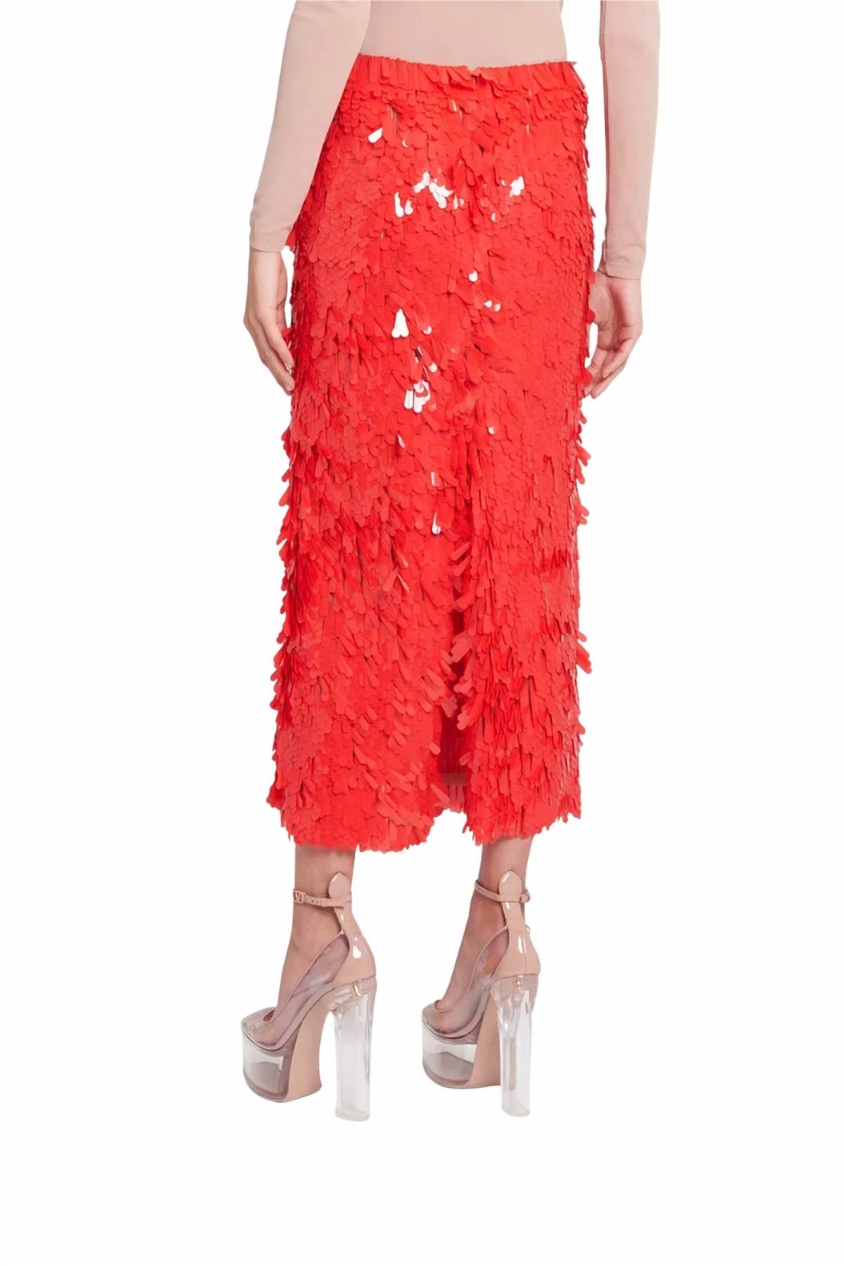 Valentino - Sequined Midi Skirt