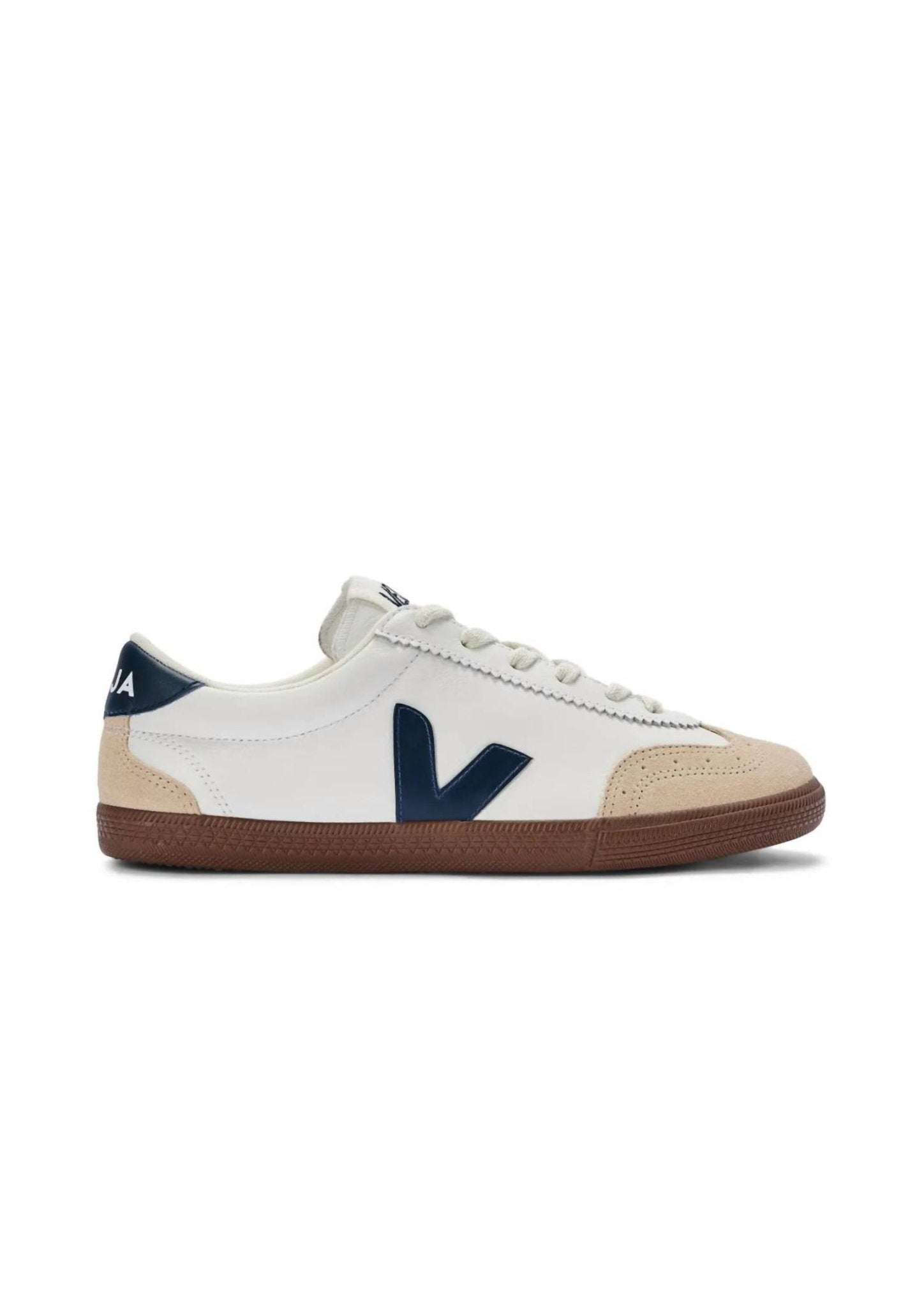 Veja - Women's Volley Leather Shoes - shoes - sneakers - white