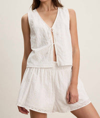 Velvet By Graham & Spencer - Ava Eyelet Top