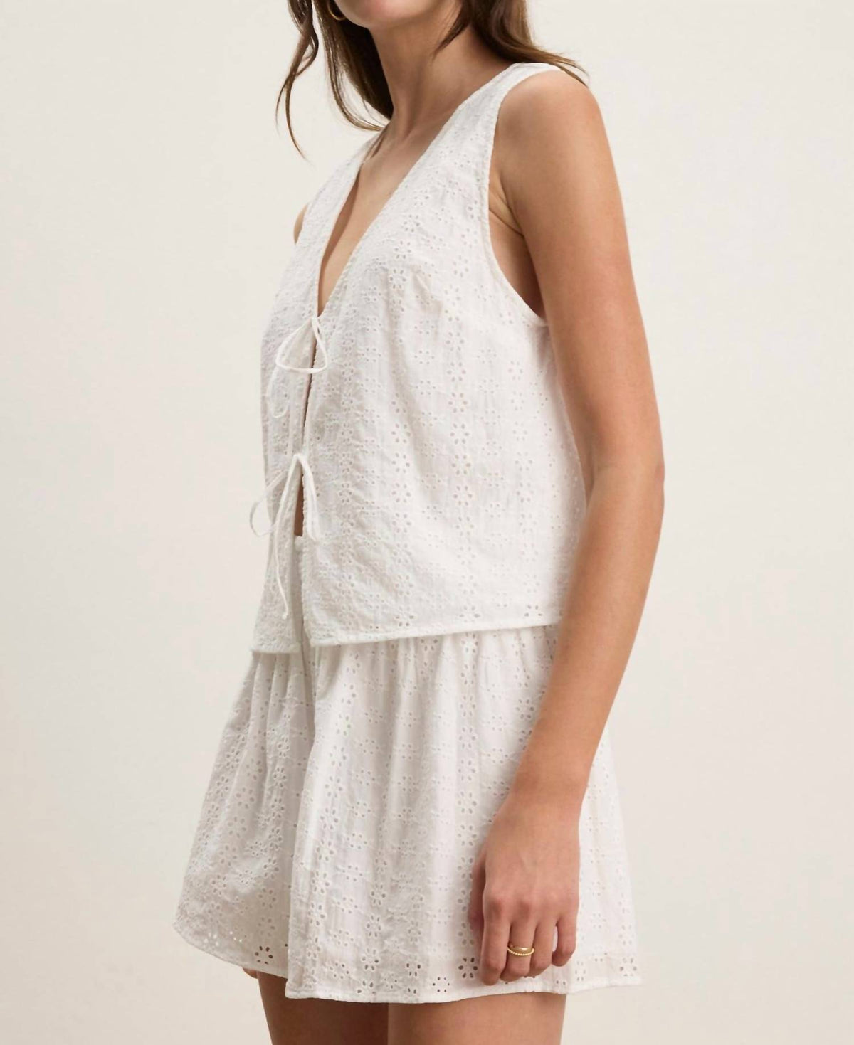 Velvet By Graham & Spencer - Ava Eyelet Top