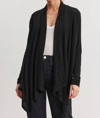 Velvet By Graham & Spencer - Hermela Cardigan - black - cardigans - clothing
