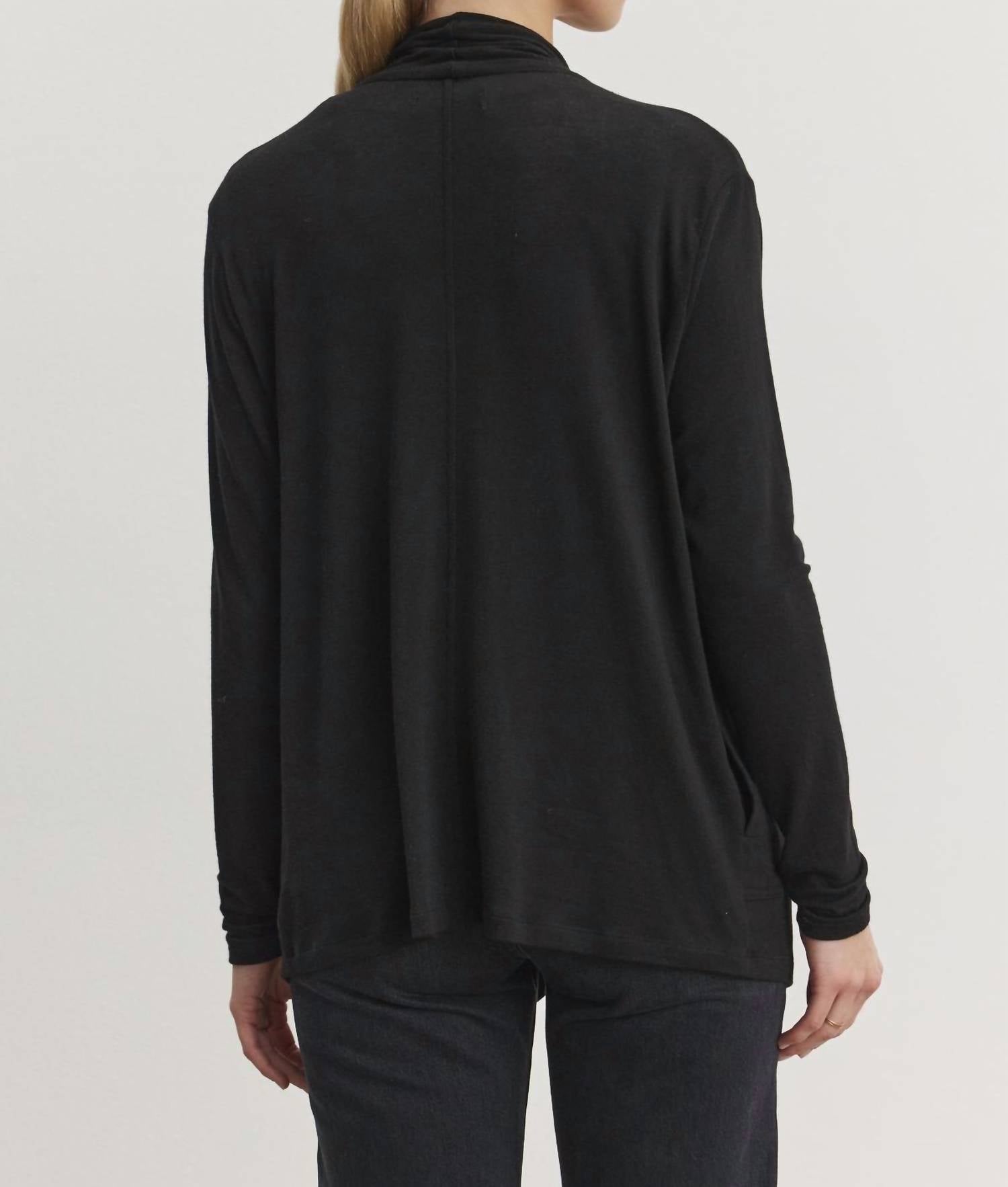 Velvet By Graham & Spencer - Hermela Cardigan - black - cardigans - clothing