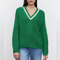 Velvet By Graham & Spencer - V-Neck Pullover Sweater