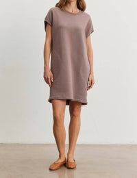 Velvet By Graham & Spencer - Litta Mini Dress - brown - clothing - cotton