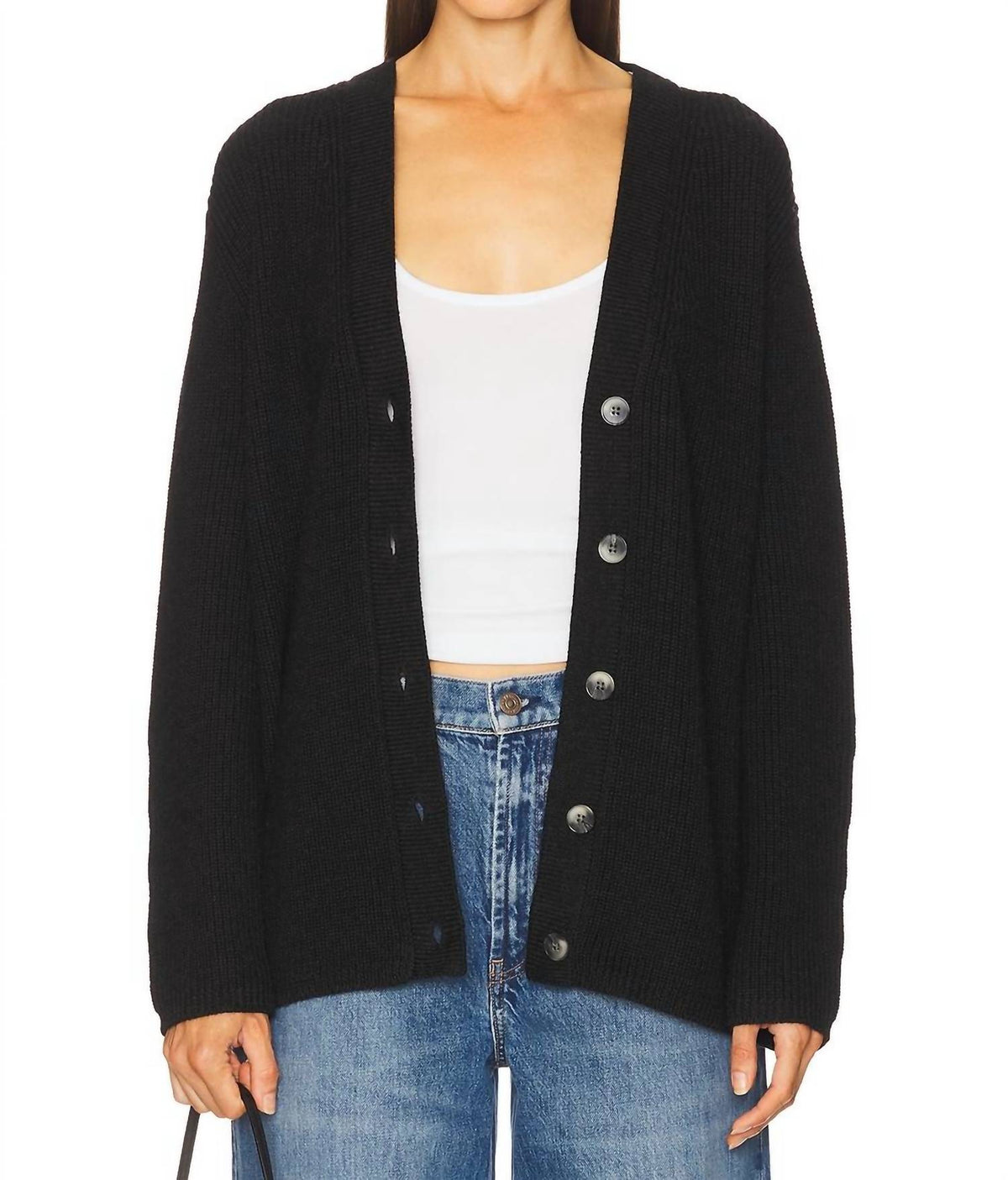 Velvet By Graham & Spencer - Monet Engineered Stitch Cardigan