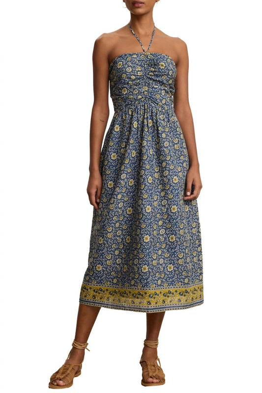 Velvet By Graham & Spencer - Odette Dress - blue - clothing - cotton