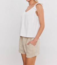 Velvet By Graham & Spencer - Stella Tank Top - clothing - cotton - solid