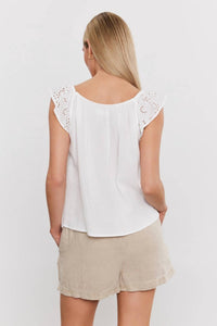Velvet By Graham & Spencer - Stella Tank Top - clothing - cotton - solid